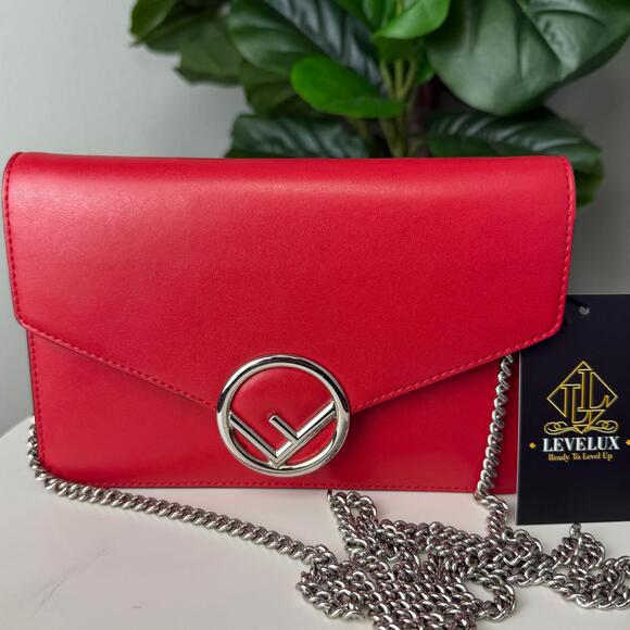 💎✨Authentic Fendi Envelope Wallet on Chain Shoulder Bag - Picture 1 of 4